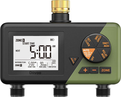 Brass Hose Timer, Programmable Garden Timers for Watering