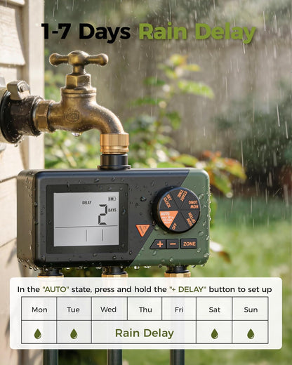 Brass Hose Timer, Programmable Garden Timers for Watering
