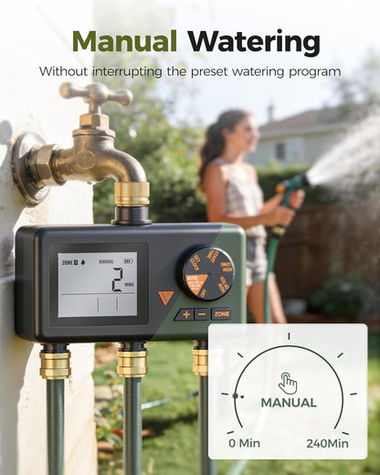 Brass Hose Timer, Programmable Garden Timers for Watering