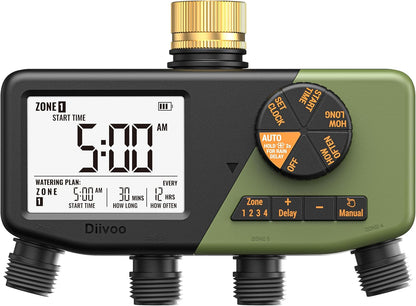 Brass Hose Timer, Programmable Garden Timers for Watering