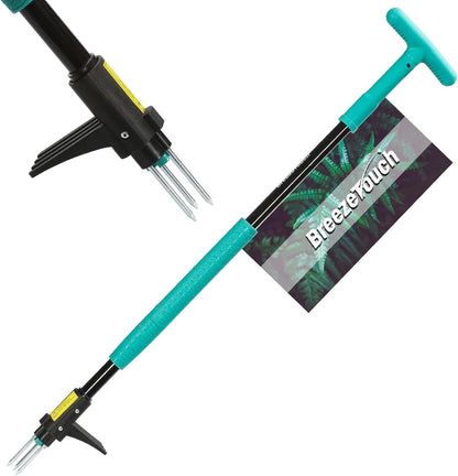 39" Weed Puller Tool, Heavy Duty Detachable Stand Up Garden Weeding Tool