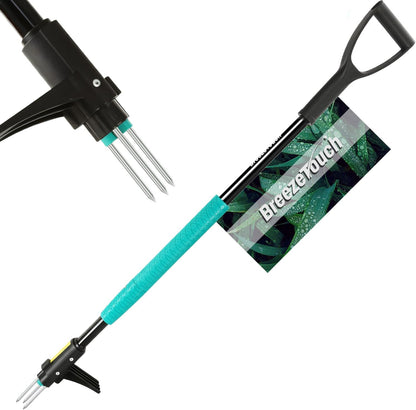 39" Weed Puller Tool, Heavy Duty Detachable Stand Up Garden Weeding Tool