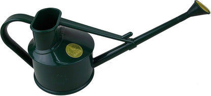 Indoor Plastic Watering Can | The HAWS Langley Sprinkler - One Pint | Pot Waterer | Fine Spray Rose | Recycled - Black