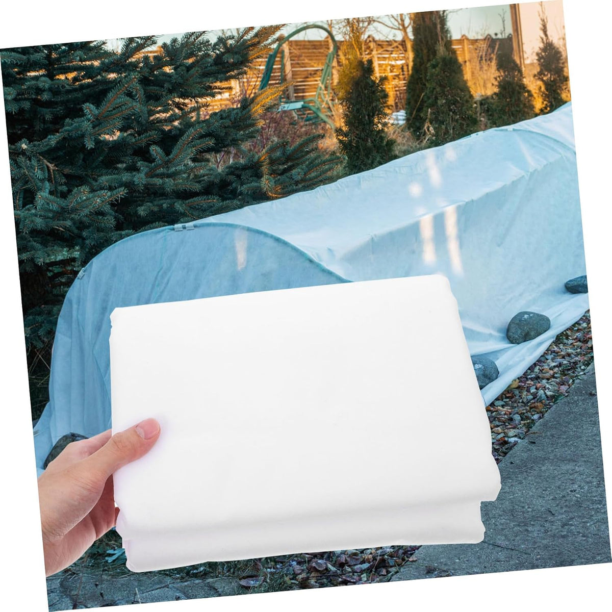 Floating Row Cover Plant Frost Blanket Cold Weather Insulation Nonwoven Plant Cover Winter Protection