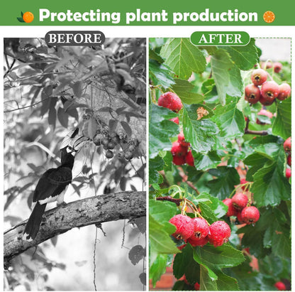 4PCS Fruits Tree Netting, 7.5 x 5.2 ft Large Mesh Tree Net for Cicadas