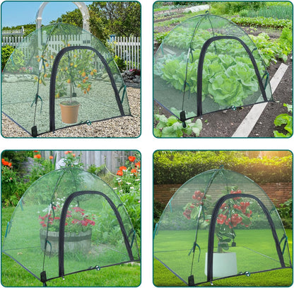 2pack Pest Guard Cover,22.8x22.8x22.8 Inches Garden Mesh Plant Cover Insect Bird Barrier Netting Mesh Outdoor Mesh Plant Enclosure Plant Tent Cover Pest Protection Guard for Fruit Vegetables