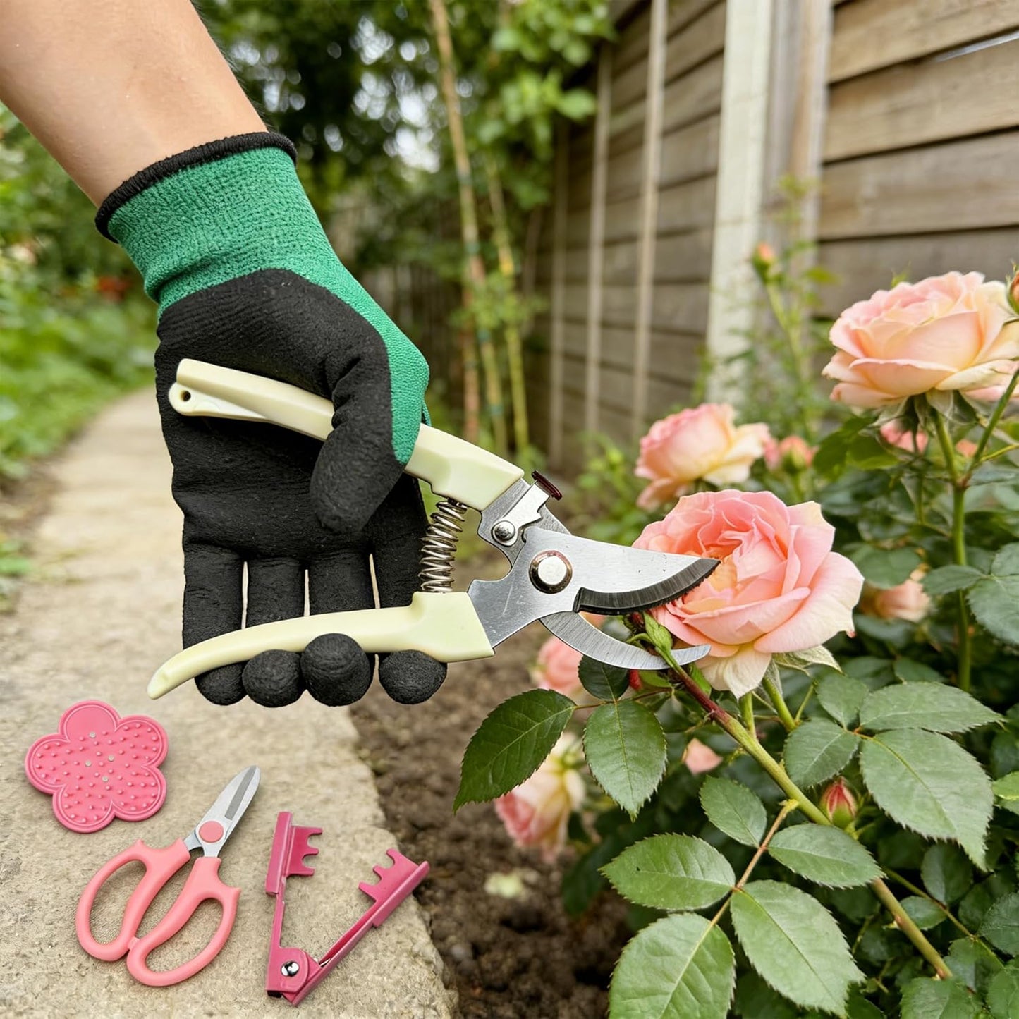 Flower Bouquet Accessories, Flower Scissors Rose Thorn Stripper Tool