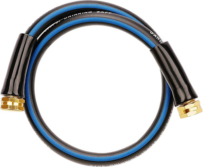 Short Garden Hose 1ft x 5/8",Rubber Leader Hose,Male to Female