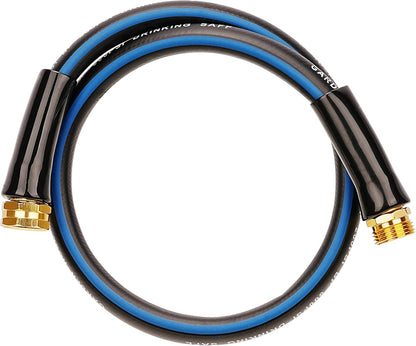 Short Garden Hose 1ft x 5/8",Rubber Leader Hose,Male to Female