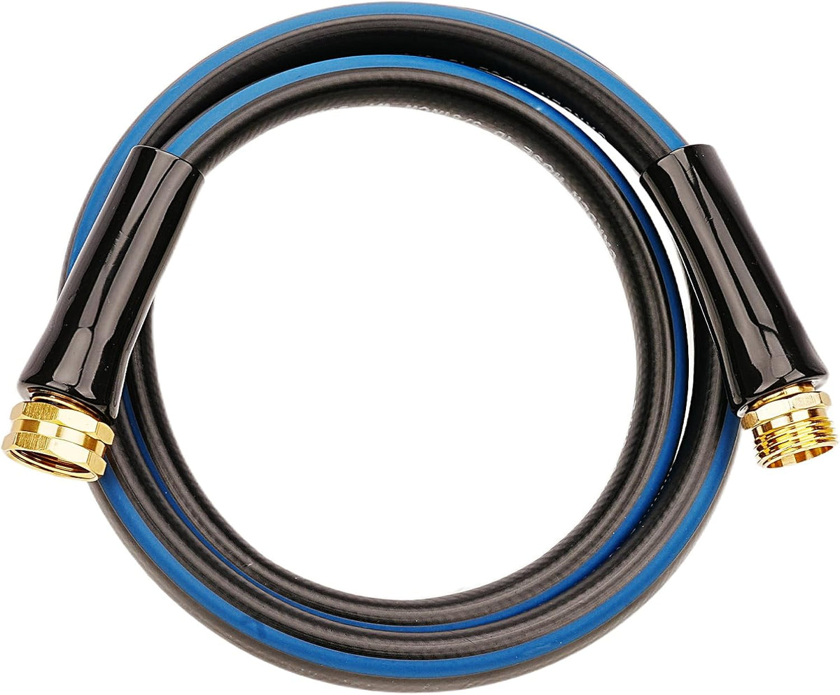 Short Garden Hose 1ft x 5/8",Rubber Leader Hose,Male to Female