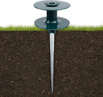 5 Packs Hose Guide, 7In Long Metal Spike with Heavy Duty Plastic Reel, Firmly Seated Water Hose Holder Spike Stand, Garden Plant Saver for Lawns, Yards, Gardens, 210429XA01-5-8643-1858400871