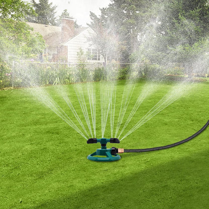 Sprinklers for Yard, Automatic 360° Rotating Lawn Sprinkler, Garden Water Sprinklers for Lawns, Large Area Coverage Lawn Irrigation System, Yard Sprinkler for Lawns and Gardens Plant, 1Pcs