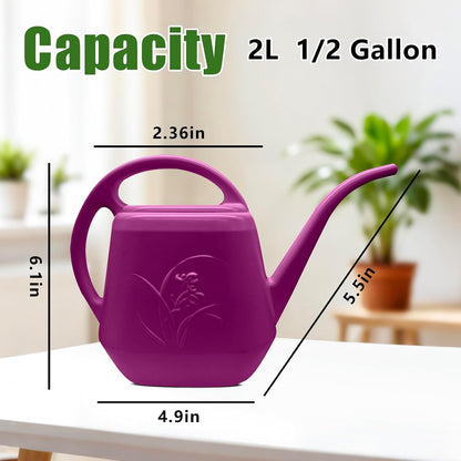 Plant Watering Can - Blue - 1/2 Gallon