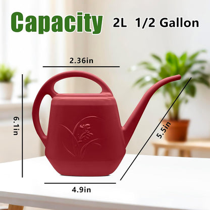 Plant Watering Can - Blue - 1/2 Gallon