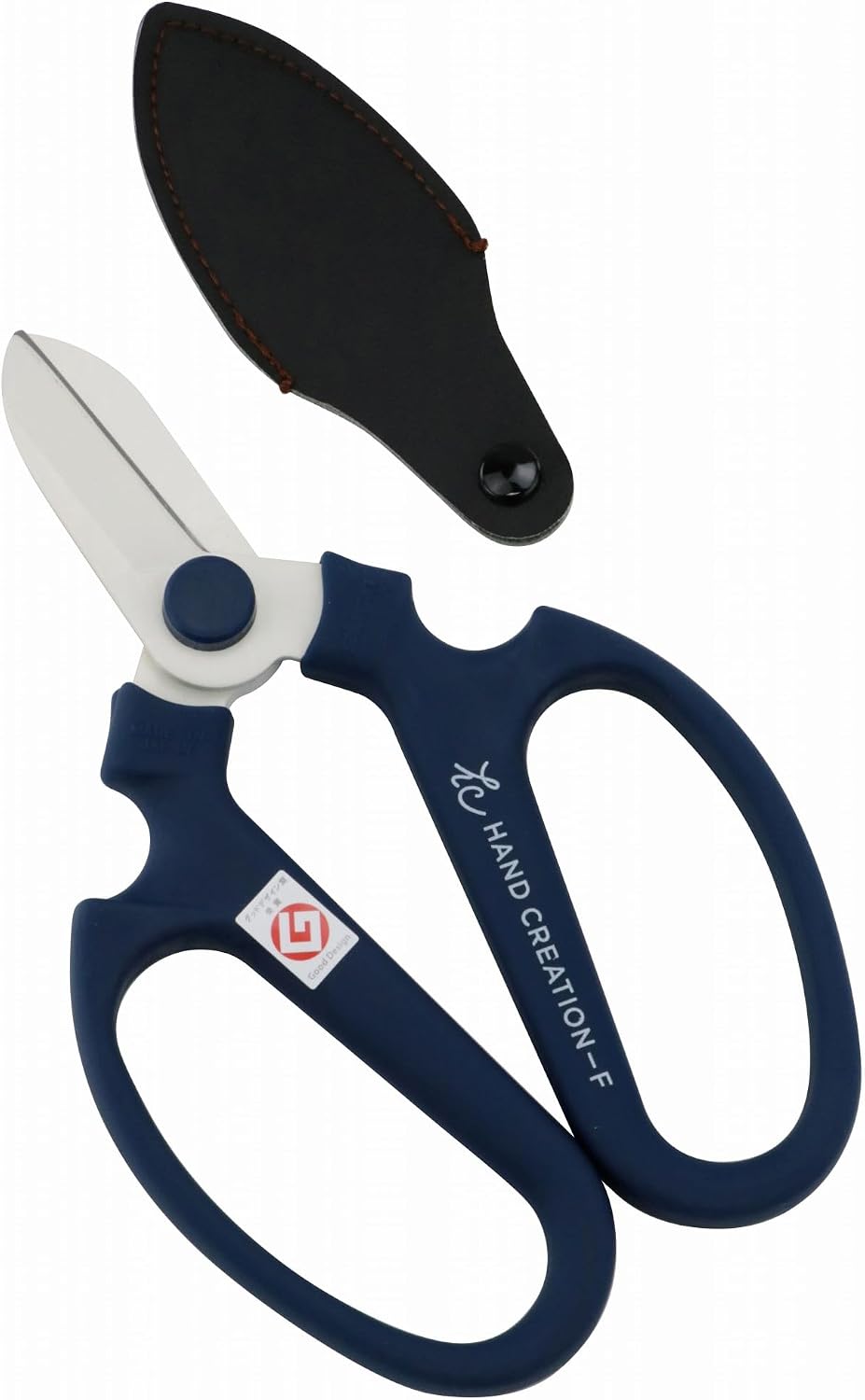 Japanese Floral Scissors - SAKAGEN Hand Creation, Professional Ultra Sharp Flower Shears for Floral Design, Ikebana & Gardening, Made in Japan, F-170 (Yellow)