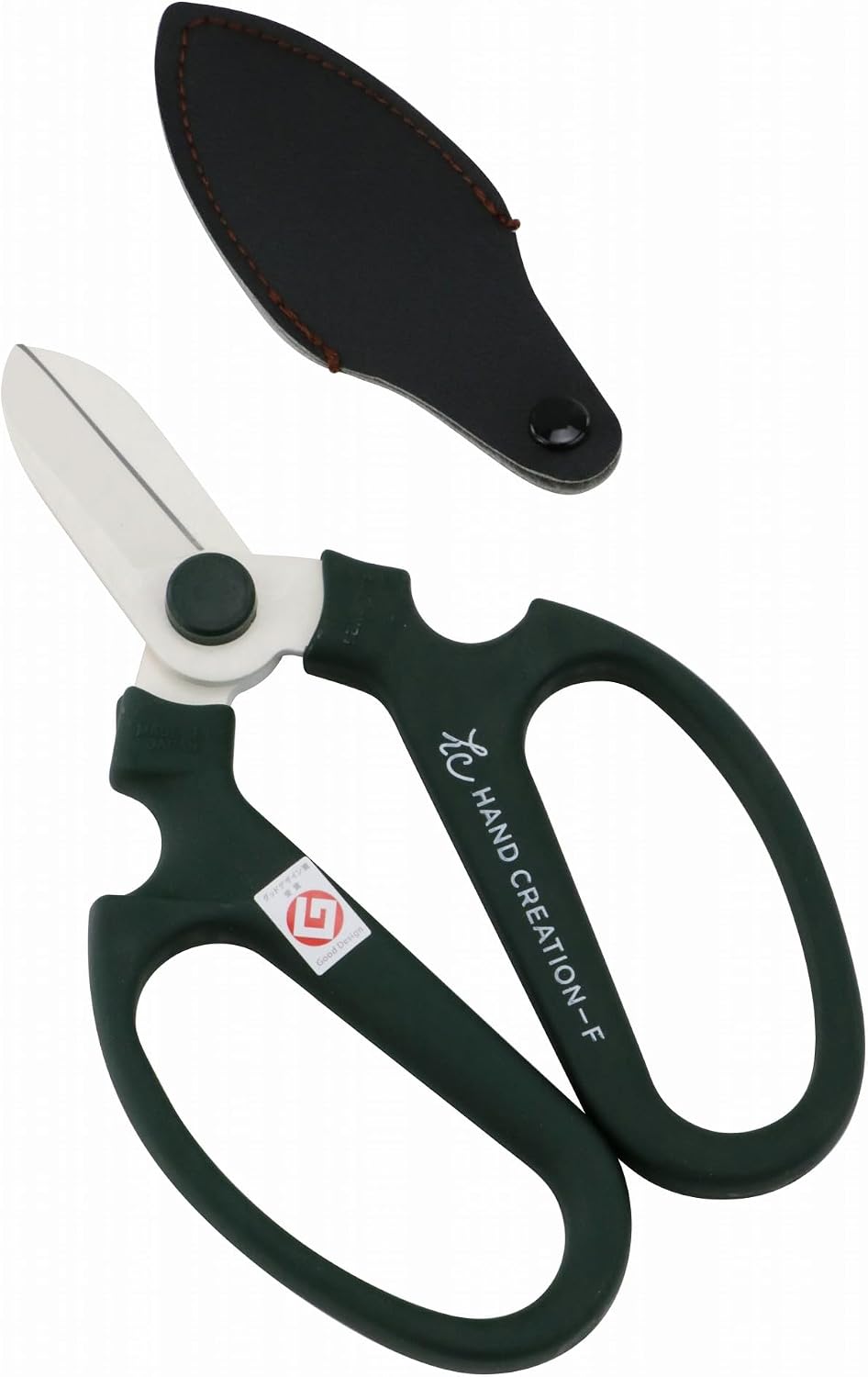 Japanese Floral Scissors - SAKAGEN Hand Creation, Professional Ultra Sharp Flower Shears for Floral Design, Ikebana & Gardening, Made in Japan, F-170 (Yellow)