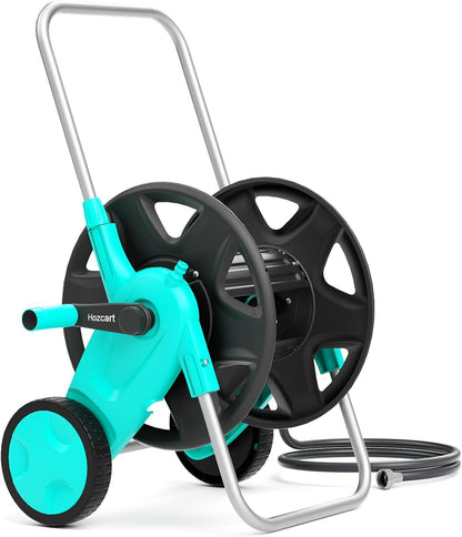 Portable Garden Hose Reel Cart, Hold Up to 100-120 Ft of 5/8 Inch Hose
