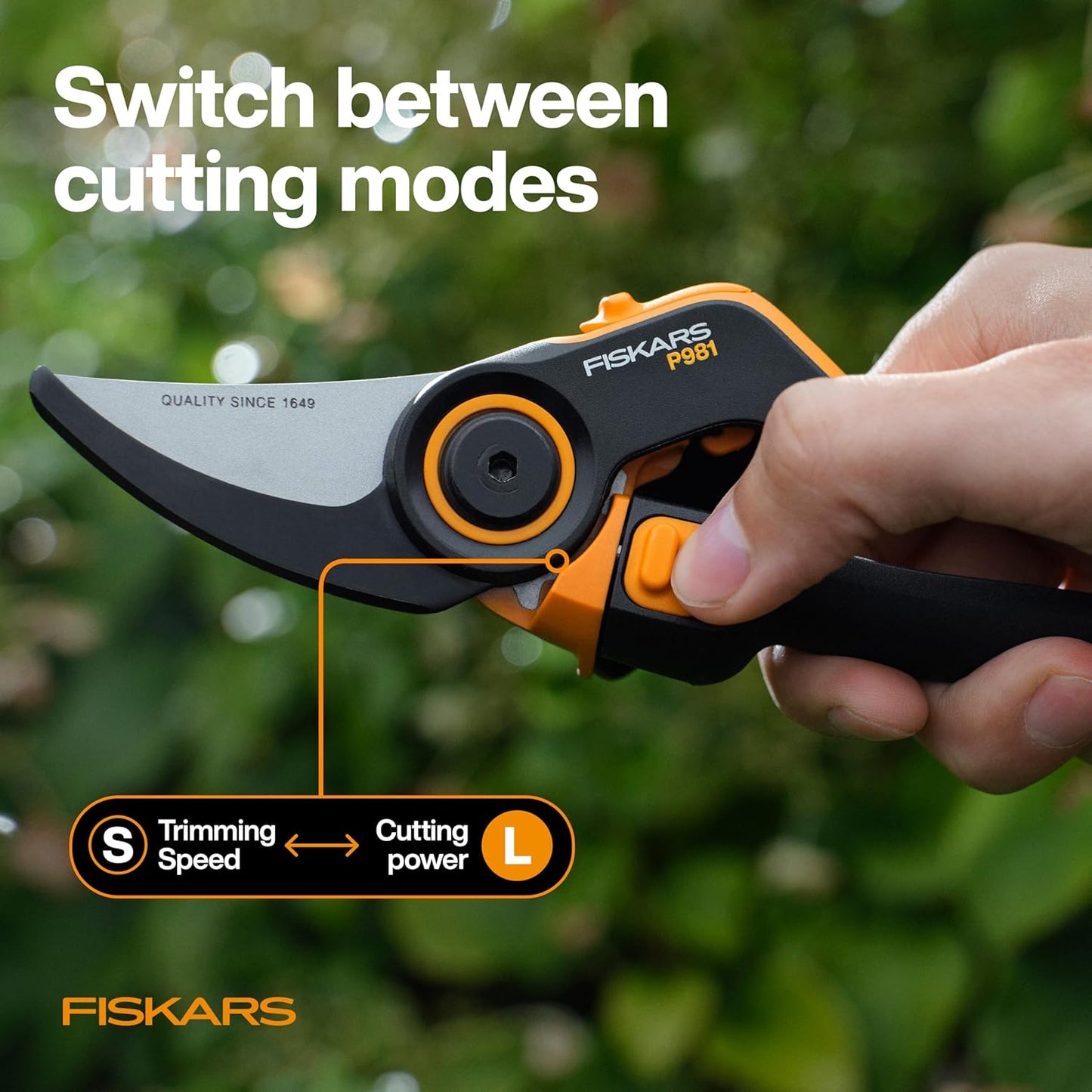 SoftGrip Bypass Pruning Shears, 5/8" Cut Capacity Garden Clippers