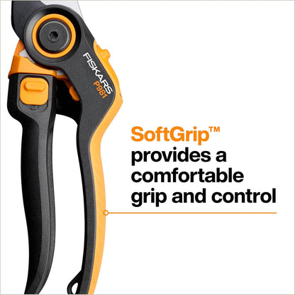 SoftGrip Bypass Pruning Shears, 5/8" Cut Capacity Garden Clippers