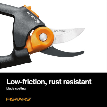 SoftGrip Bypass Pruning Shears, 5/8" Cut Capacity Garden Clippers
