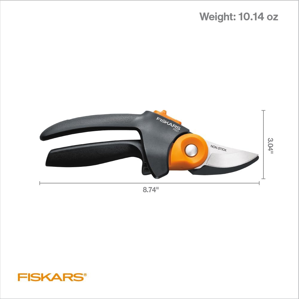 SoftGrip Bypass Pruning Shears, 5/8" Cut Capacity Garden Clippers
