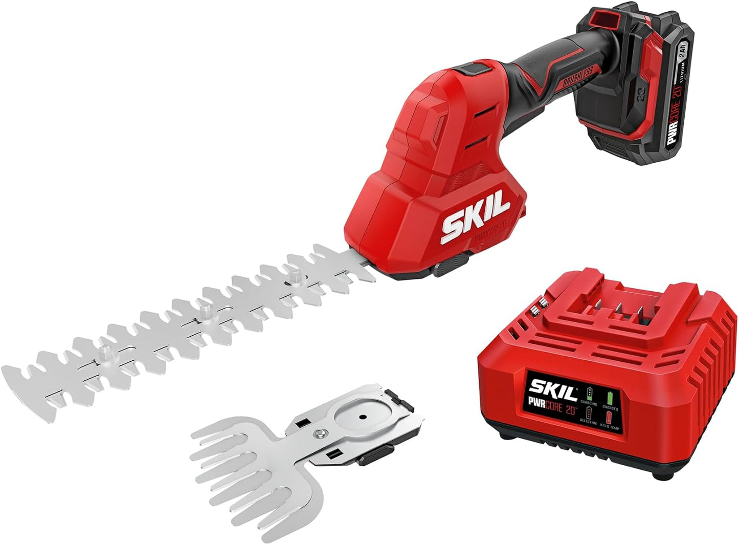 PWR CORE 20 20V Shear & Shrub 2-in-1 Kit Including 2.0Ah Battery and Charger -GH1000B-11