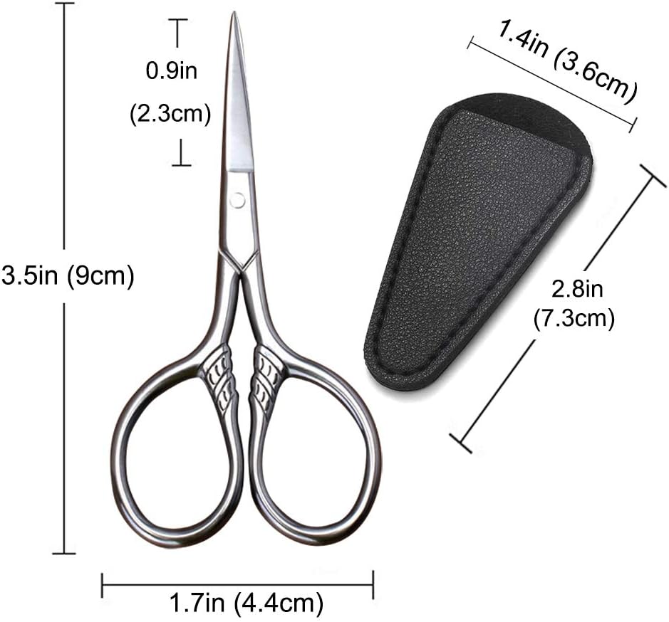 Small Precision Scissors, 3.5in Beauty Grooming Kit