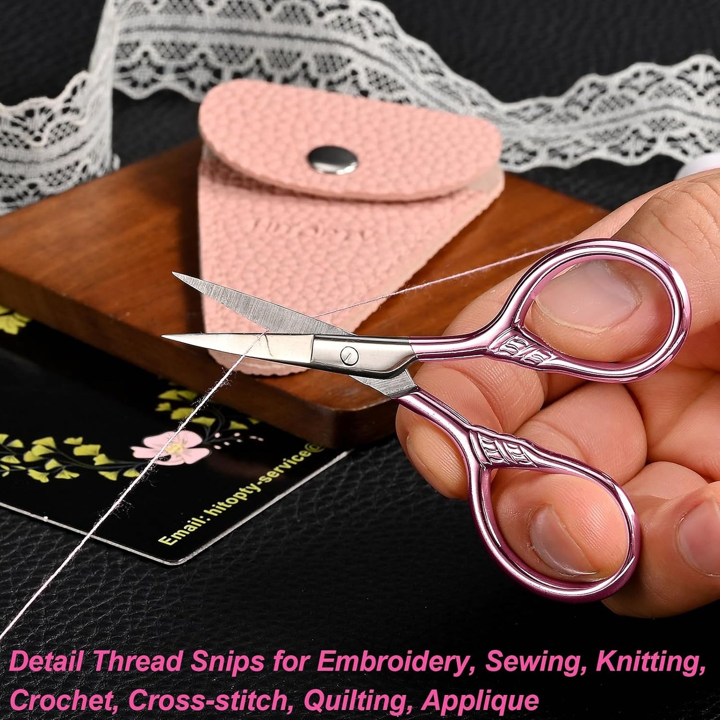 Small Precision Scissors, 3.5in Beauty Grooming Kit
