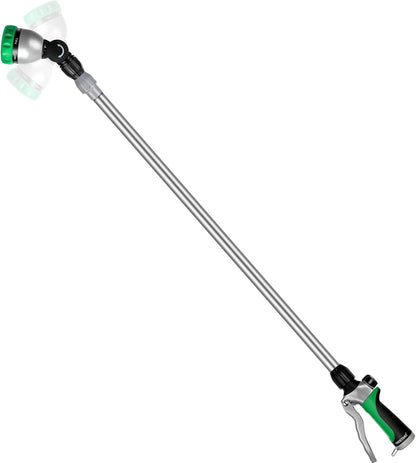 Long Telescopic Watering Wand for Garden Hose, 36”-60” Garden Wand