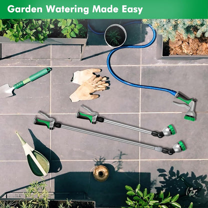 Long Telescopic Watering Wand for Garden Hose, 36”-60” Garden Wand