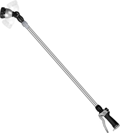 Long Telescopic Watering Wand for Garden Hose, 36”-60” Garden Wand