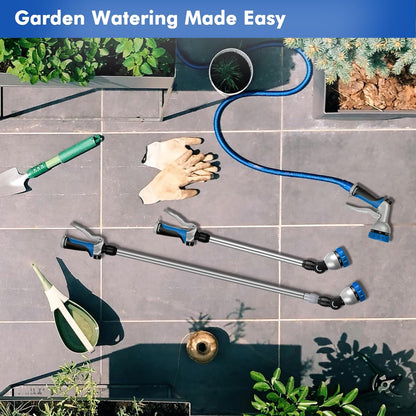 Long Telescopic Watering Wand for Garden Hose, 36”-60” Garden Wand