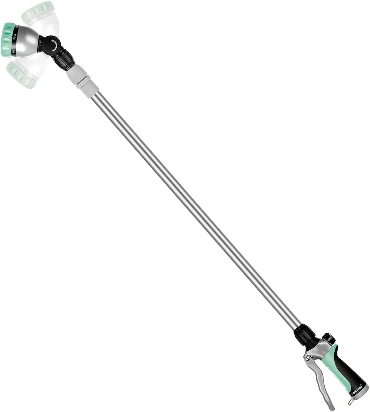 Long Telescopic Watering Wand for Garden Hose, 36”-60” Garden Wand