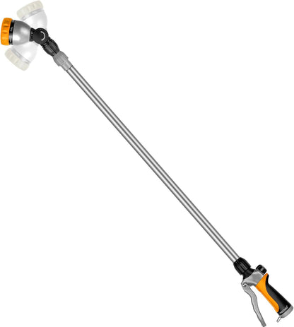 Long Telescopic Watering Wand for Garden Hose, 36”-60” Garden Wand