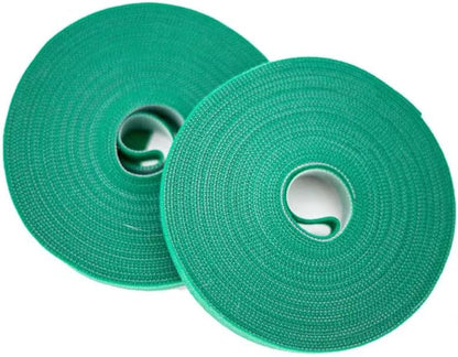 Garden Tie Green Tape, Plant Supports, Gentle On Plants (32.8ft × 0.6 inch, 1 roll, Green)