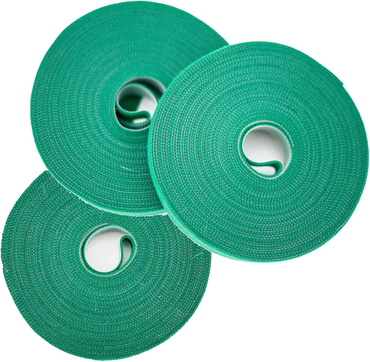 Garden Tie Green Tape, Plant Supports, Gentle On Plants (32.8ft × 0.6 inch, 1 roll, Green)