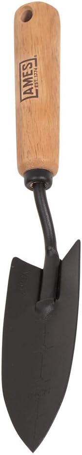 2447000 Tempered Steel Hand Weeder with Wood Handle, 12-Inch