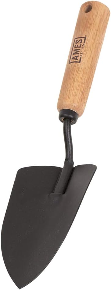 2447000 Tempered Steel Hand Weeder with Wood Handle, 12-Inch