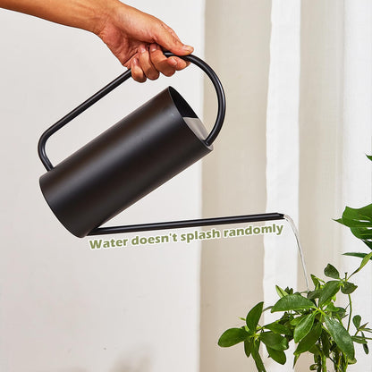Watering Can Outdoor, 50 oz/1.5L Watering Can with Long Spout and Handle, Stainless Steel Garden Watering Pot for Outdoor and Indoor Plants