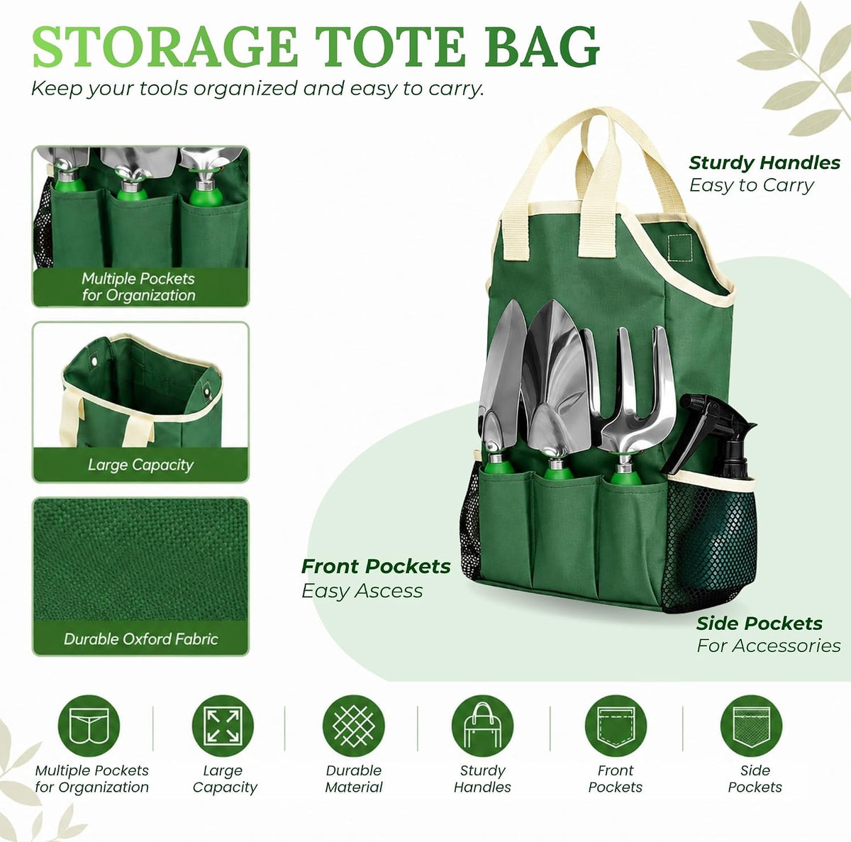 11-Piece Gardening Tool Set – Garden Kit with Tote Bag, Apron & Accessories, Perfect Gardening Gifts for Women, Moms, and Beginners