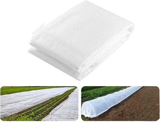Plant Covers, Garden Floating Row Cover, Fabric Non-Woven for Frost Protection Freeze Protection for Vegetables Fruit Tree Plant Frost Blanket Cover for Cold Weather ( Color : White , Size : 3mx3m )