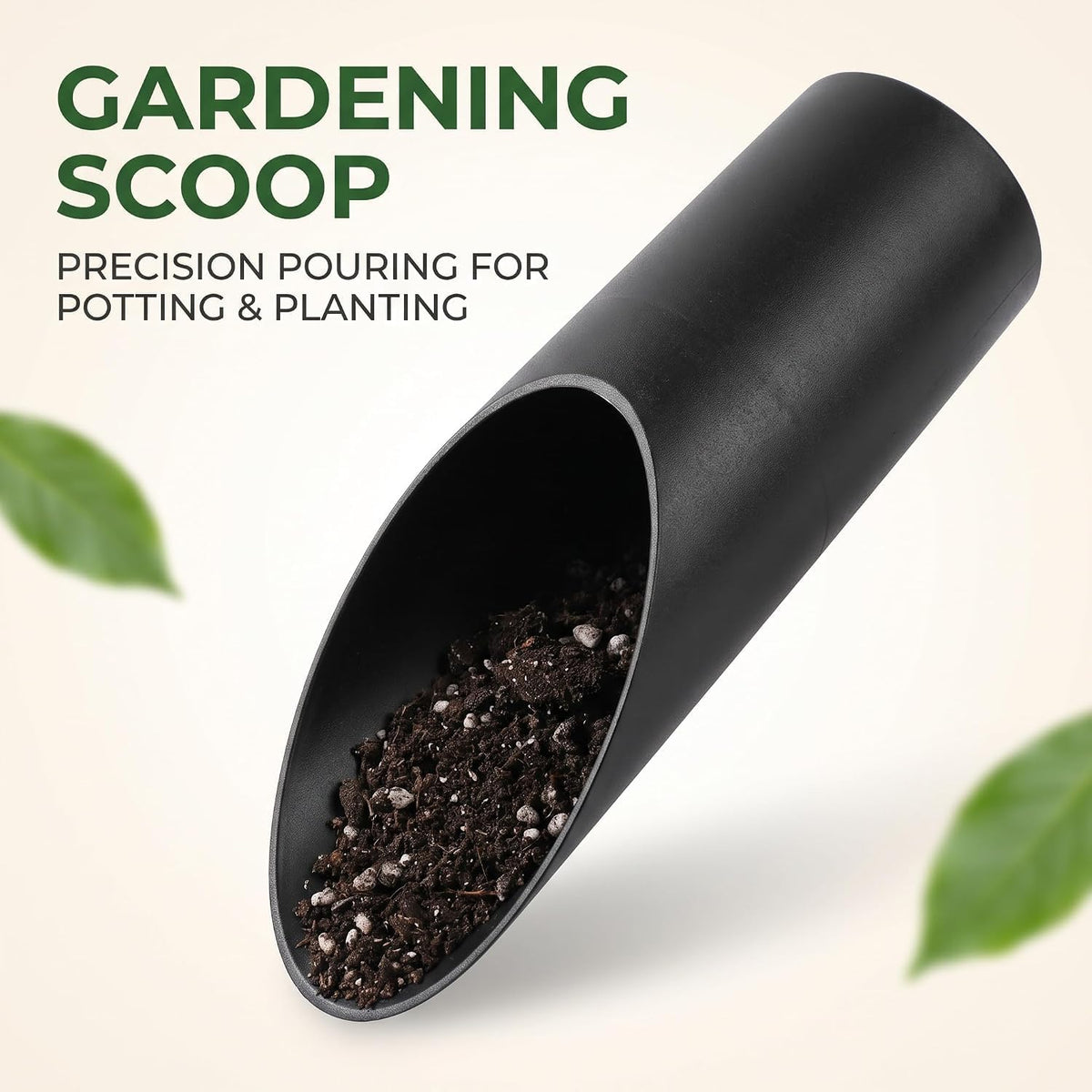 Coffee Color Bonsai Soil Scoops, Plastic Garden Soil Scoops,Garden Potted Plant Succulent Planting Tool Garden Gifts Garden Tool