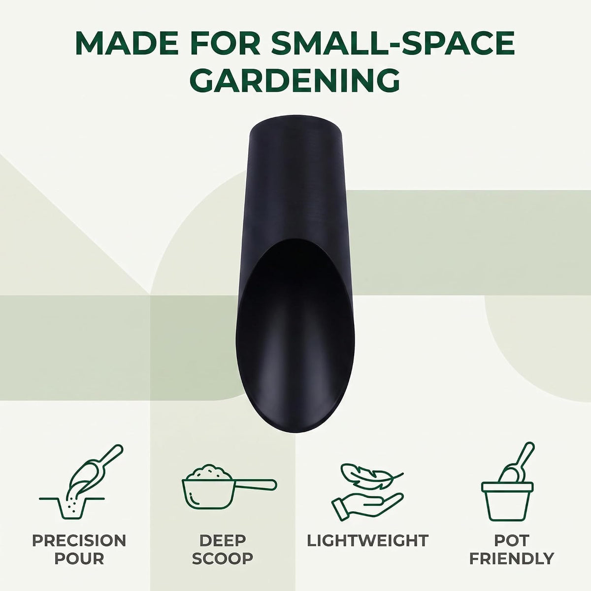 Coffee Color Bonsai Soil Scoops, Plastic Garden Soil Scoops,Garden Potted Plant Succulent Planting Tool Garden Gifts Garden Tool