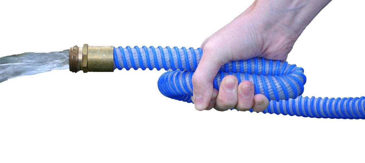 Tuff-Guard - 001-0106-1200 The Perfect Garden Hose, Kink Proof Garden Hose Assembly, Blue, 5/8" Male x Female GHT Connection, 5/8" ID, 100 Foot Length