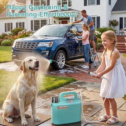 Battery Powered Garden Sprayer 1.8 Gallon, Lightweight Electric Weed Sprayer with Telescopic Wand & Adjustable Nozzles, Portable Yard Sprayer for Plant Watering, Lawn Care, Fertilizing (1.8gal)