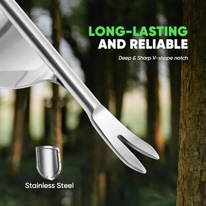 Weed Puller + Hand Weeder - Bundle Stand Up Weed Puller & Hand Weeder Tool for The Easiest & Most Effective Weed Removal