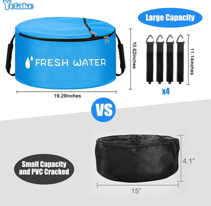 RV Hose Storage Bags 4-Pack - RV Sewer Hose Storage with Straps