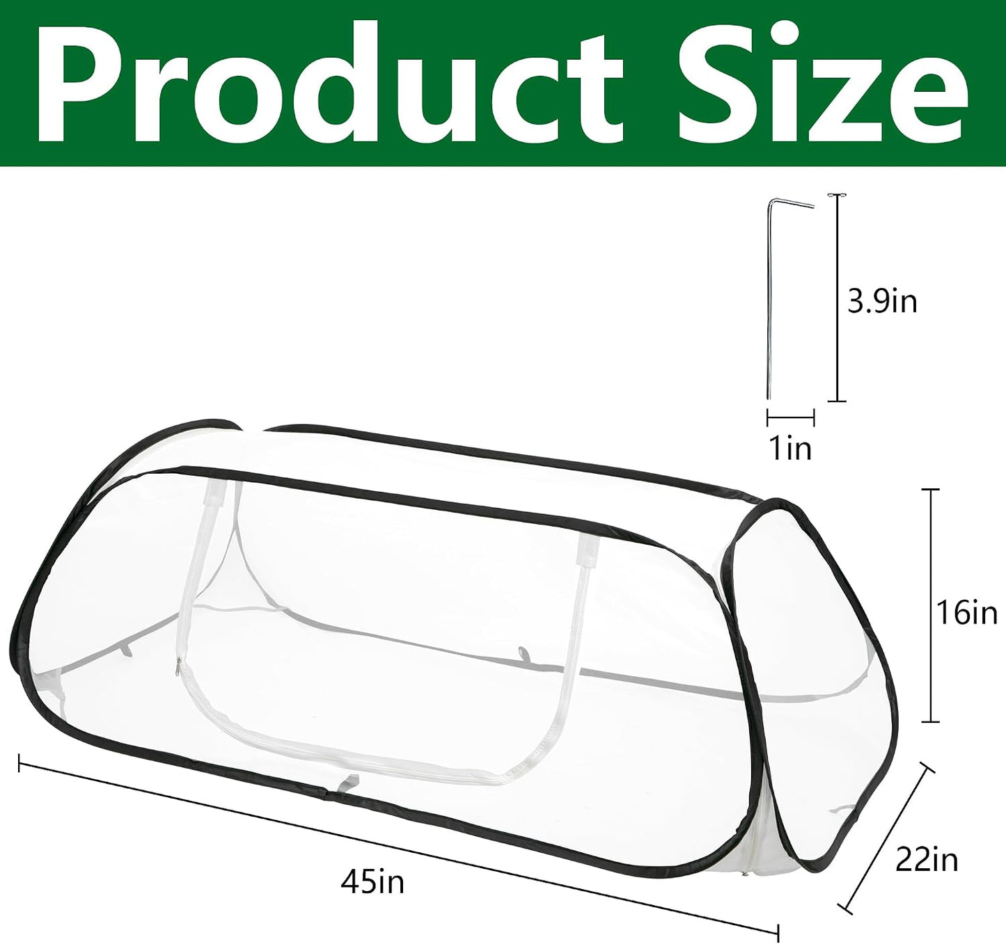 Pop Up Garden Rows Plants Cover, Raised Garden Beds Vegetable Protector