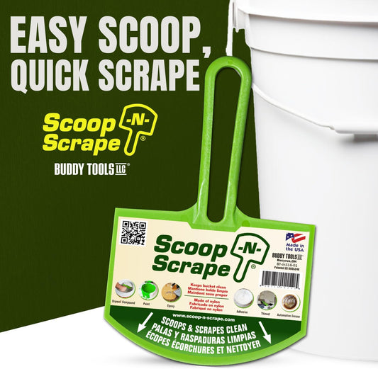 Buddy Tools Scoop-N-Scrape Bucket Scoop