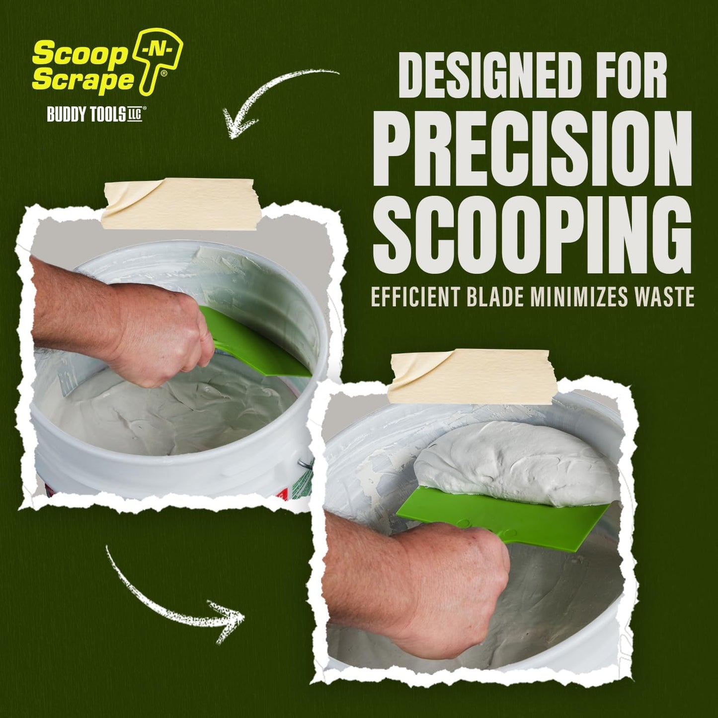 Buddy Tools Scoop-N-Scrape Bucket Scoop